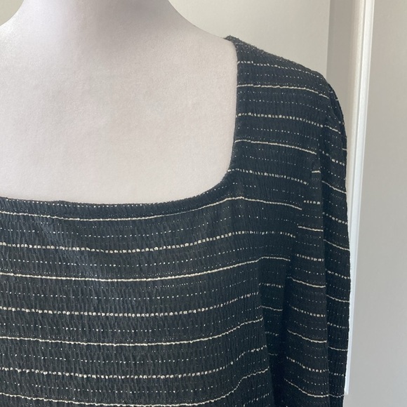 LOFT XXL top black gold long sleeves - Picture 4 of 10